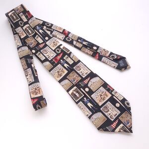Vintage Tango by Max Raab Silk Tie Americana Series Baseball Nostalgia 60 x 3.5